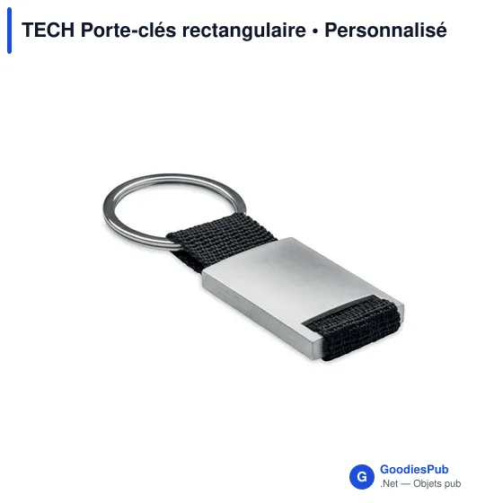 TECH Porte-clés rectangulaire - Image 4