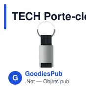 TECH Porte-clés rectangulaire - Miniature 5