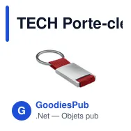 TECH Porte-clés rectangulaire - Miniature 7
