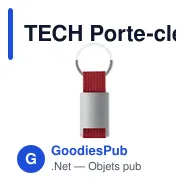 TECH Porte-clés rectangulaire - Miniature 8
