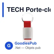 TECH Porte-clés rectangulaire - Miniature 9
