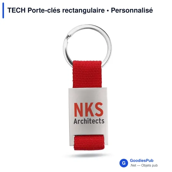 TECH Porte-clés rectangulaire - Image 10
