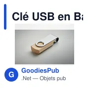 Clé USB personnalisable en Bambou 16GB avec logo - TECHMATE BAMBOO - Miniature 5