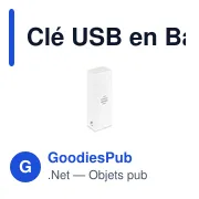 Clé USB personnalisable en Bambou 16GB avec logo - TECHMATE BAMBOO - Miniature 6