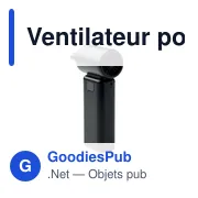 Ventilateur portable personnalisable TECHMATE BAMBOO avec logo - Miniature 2