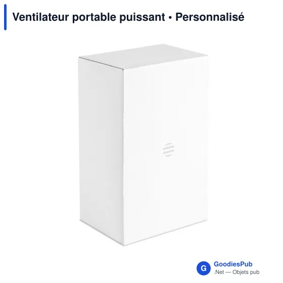 Ventilateur portable personnalisable TECHMATE BAMBOO avec logo - Image 7