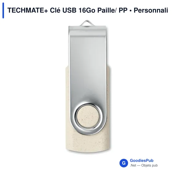 Clé USB personnalisable 16 Go avec logo - TECHMATE+ - Image 2