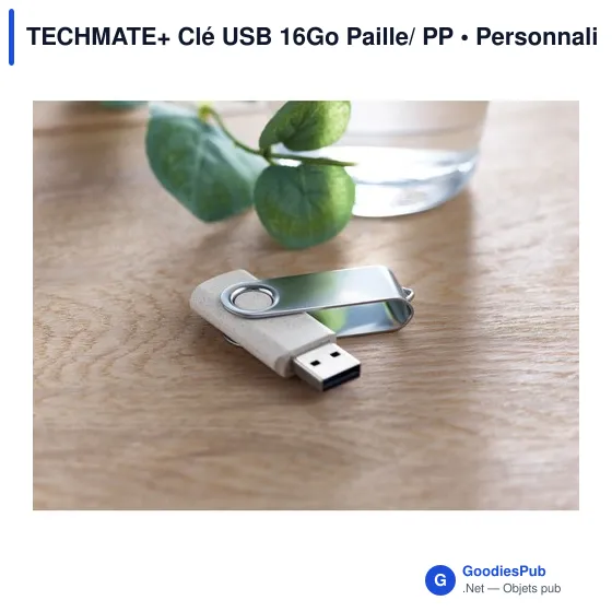 Clé USB personnalisable 16 Go avec logo - TECHMATE+ - Image 5
