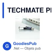 Clé USB personnalisable 4GB avec logo - TECHMATE PENDRIVE - Miniature 3