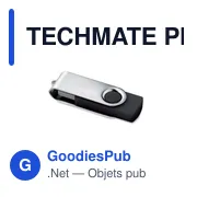 Clé USB personnalisable 4GB avec logo - TECHMATE PENDRIVE - Miniature 4