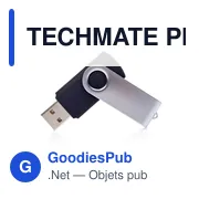 Clé USB personnalisable 4GB avec logo - TECHMATE PENDRIVE - Miniature 6