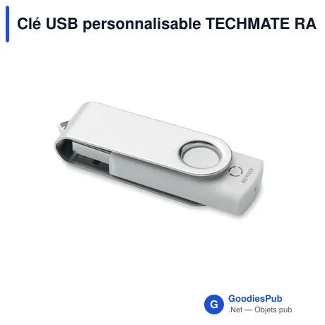 Clé USB personnalisable TECHMATE RABS 16 Go avec logo