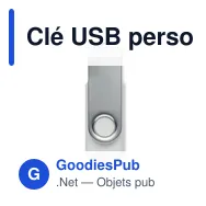 Clé USB personnalisable TECHMATE RABS 16 Go avec logo - Miniature 2