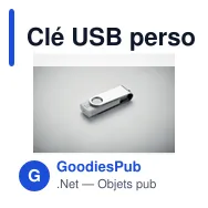 Clé USB personnalisable TECHMATE RABS 16 Go avec logo - Miniature 7