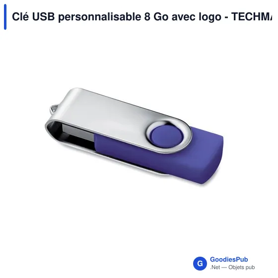 Clé USB personnalisable 8 Go avec logo - TECHMATE - Image 1