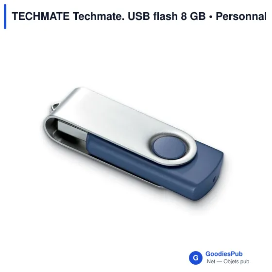 Clé USB personnalisable 8 Go avec logo - TECHMATE - Image 12