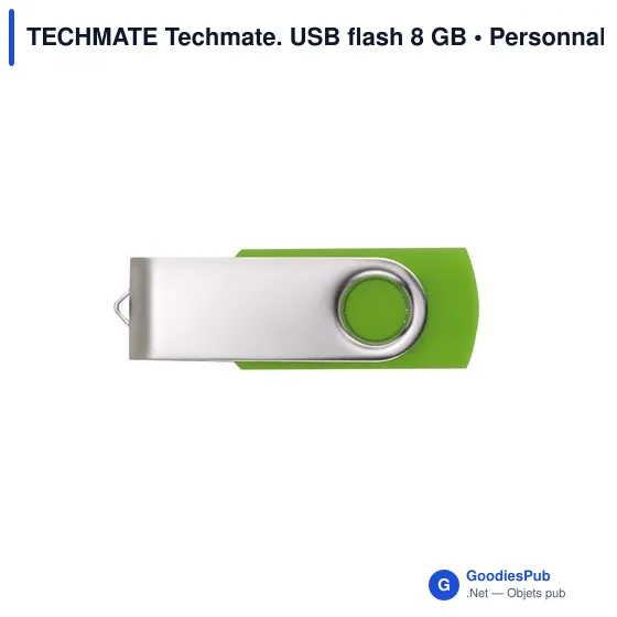Clé USB personnalisable 8 Go avec logo - TECHMATE - Image 4