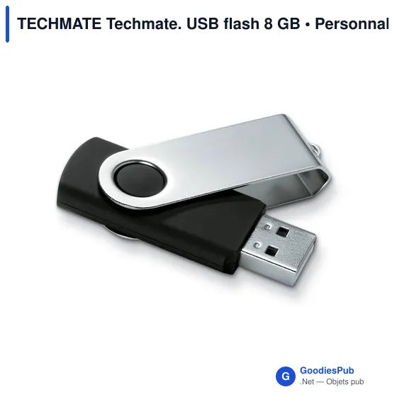 Clé USB personnalisable 8 Go avec logo - TECHMATE - Image 7