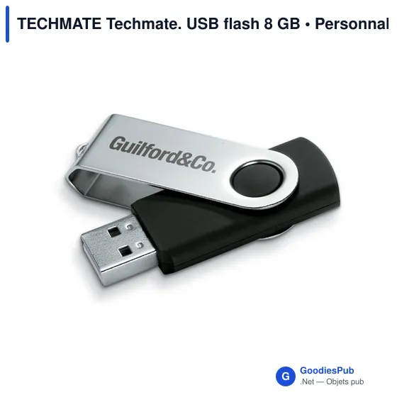 Clé USB personnalisable 8 Go avec logo - TECHMATE - Image 9
