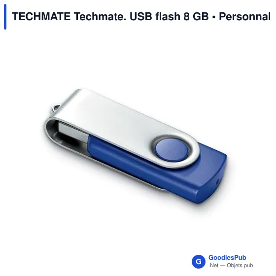 Clé USB personnalisable 8 Go avec logo - TECHMATE - Image 10
