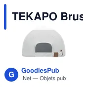 TEKAPO Casquette 6 panneaux 270 gr/m - Miniature 2