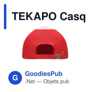 TEKAPO Casquette 6 panneaux 270 gr/m - Miniature 12