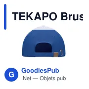 TEKAPO Casquette 6 panneaux 270 gr/m - Miniature 6