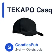 TEKAPO Casquette 6 panneaux 270 gr/m - Miniature 9