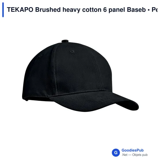 TEKAPO Casquette 6 panneaux 270 gr/m - Image 9