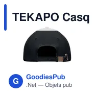 TEKAPO Casquette 6 panneaux 270 gr/m - Miniature 10