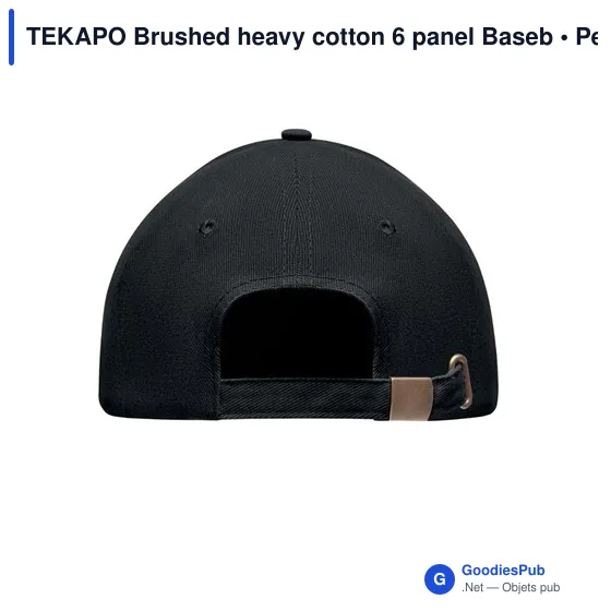 TEKAPO Casquette 6 panneaux 270 gr/m - Image 10