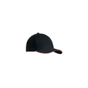 Variante noir - TEKAPO Casquette 6 panneaux 270 gr/m