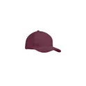 Variante bordeaux - TEKAPO Casquette 6 panneaux 270 gr/m