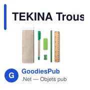 TEKINA Trousse à crayon complète - Miniature 1