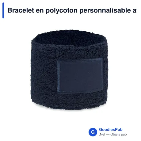 Bracelet en polycoton personnalisable avec logo - TEKUBI