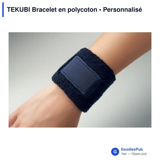 Bracelet en polycoton personnalisable avec logo - TEKUBI - Image 2