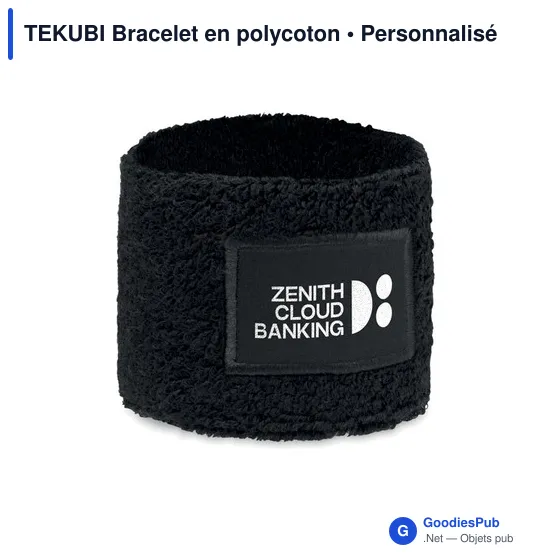 Bracelet en polycoton personnalisable avec logo - TEKUBI - Image 11