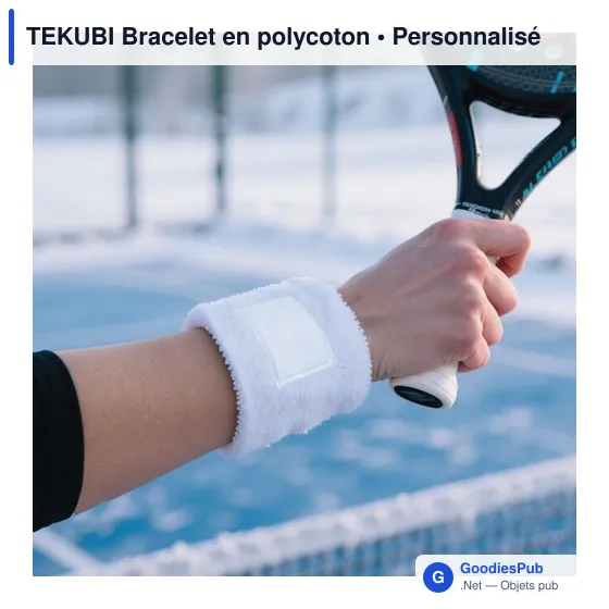 Bracelet en polycoton personnalisable avec logo - TEKUBI - Image 12