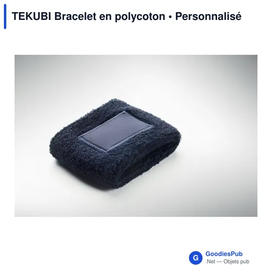 Bracelet en polycoton personnalisable avec logo - TEKUBI - Image 3