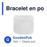 Bracelet en polycoton personnalisable avec logo - TEKUBI - Miniature 5