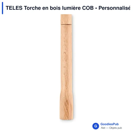 TELES Torche en bois lumière COB - Image 2