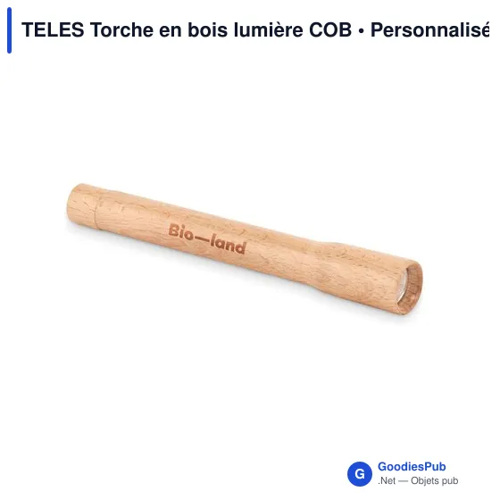 TELES Torche en bois lumière COB - Image 3