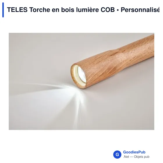 TELES Torche en bois lumière COB - Image 4