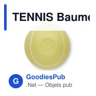 TENNIS Baume à lèvres balle de tennis - Miniature 2