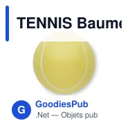 TENNIS Baume à lèvres balle de tennis - Miniature 3
