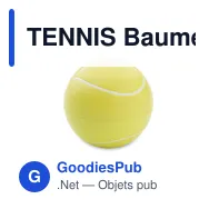 TENNIS Baume à lèvres balle de tennis - Miniature 4