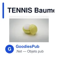 TENNIS Baume à lèvres balle de tennis - Miniature 5