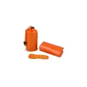 Variante Orange - Tente d'urgence compacte personnalisable avec logo - Survie plein air
