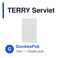 TERRY Serviette coton bio 100x50 - Miniature 2