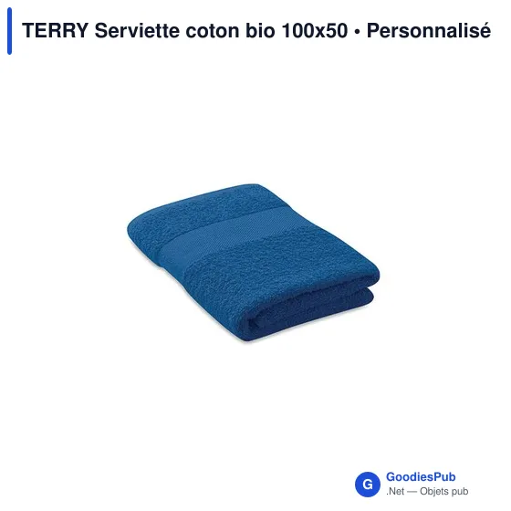 TERRY Serviette coton bio 100x50 - Image 11
